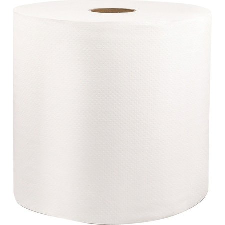 LIVI Hardwound Paper Towels, Continuous Roll Sheets, White, 6 PK SOL46528